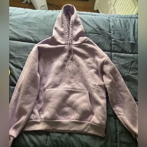Purple flower sweatshirt / hoodie